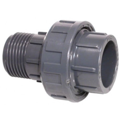 Unión PVC 3 Piezas Mixta RM - Encolar